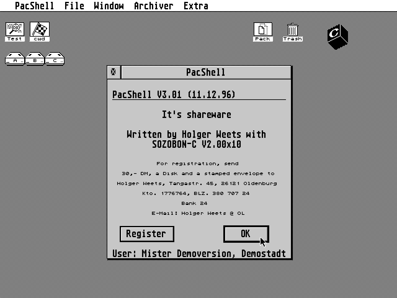 PacShell — screenshot 1